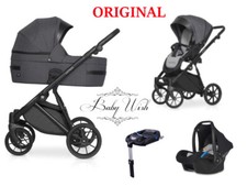 Riko Ultima Ultra Léger Bébé Landau 2in1, 3in1 Poussette, Siège Auto, Isofix