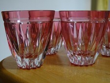 6 VERRES A APERITIF CRISTAL