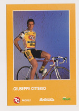 CYCLISME carte cycliste GIUSEPPE CITTERIO équipe ZG MOBILI SELLE ITALIA 1993