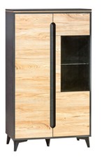 Vitrine Haute Commode 90Cm 2-Portes Couleur Au Choix 83740163