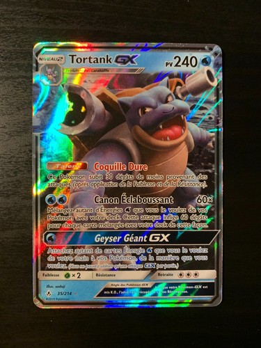 Carte pokémon tortank - pokémon, gx
