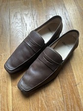 Heyraud 1921 chaussures homme occasion mocassins cuir taille 41 Réf.  C23