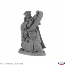 1x DAMRAS DEVERIL - BONES REAPER figurine miniature rpg jdr wizard mage 30007