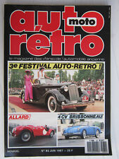 AUTO RETRO N° 82 /ALLARD/ 4 CV BRISSONNEAU/ FACELLIA 1960/TERROT 350 HST/DBS