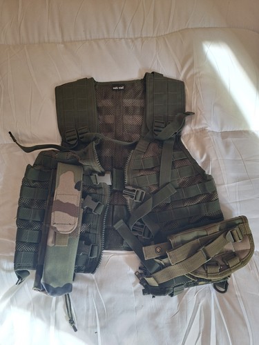 Mil tec gilet tactique - tactique, vert