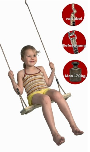 Siège balançoire bois - balançoire, en