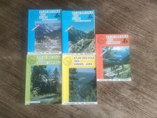 Lot De 5 Atlas Des Cols Massif Central Alpes Vosges Jura Pyrénées