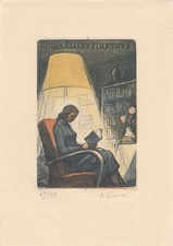 Exlibris Livre Signe Gravure