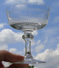 Coupe à champagne en cristal