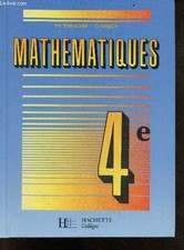 Mathematiques 4e - P.H. Terracher - G. Vinrich - 1988
