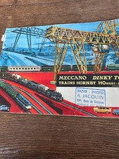 CATALOGUE MIXTE MECCANO TRAINS HORNBY DINKY TOYS FRANCAISE 30 PAGES 1961/1962