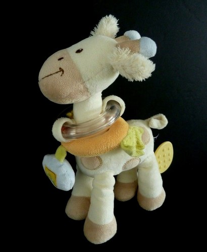 Doudou peluche girafe - a1-,