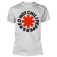 Red Hot Chili Peppers 'Red Asterisk'  (Blanc) T-shirt - NOUVEAU ET OFFICIEL!