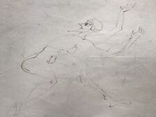 superbe grand dessin double face Andre DERAIN VENTE Knaublich cadre nu mythologi