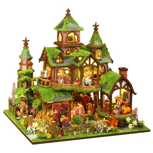 Maquette chalet forêt - de,