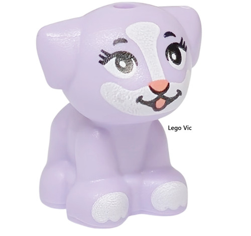 Lego 69901pb13 dog - lego, lavender