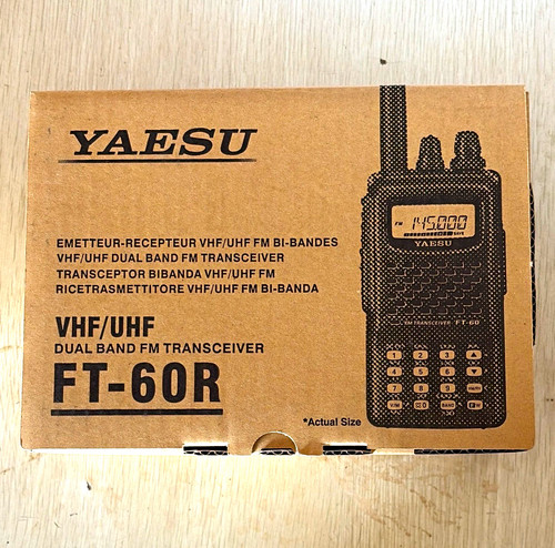 Yaesu 60r portable dual - portable,
