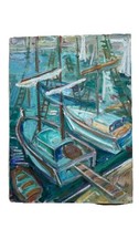 Bateaux au mouillage Tableau