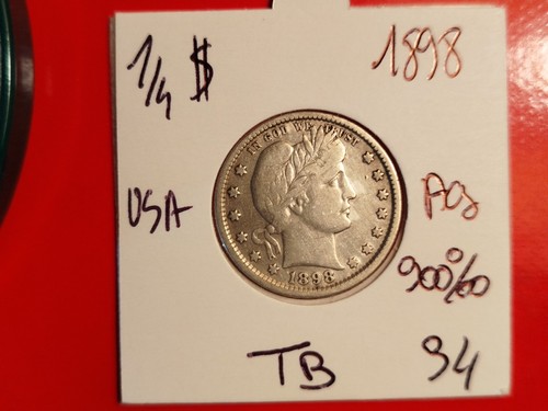 états unis dollar - États-unis, 1898