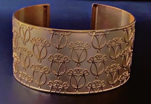 Manchette plaqué bracelet - manchette, or
