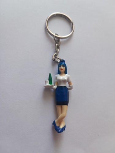 Porte clés serveuse - porte, bar