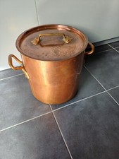 RARE GROSSE MARMITE  Cocotte Faitout CUIVRE  PARIS  DIAMETRE 28 CM DEHILLERIN