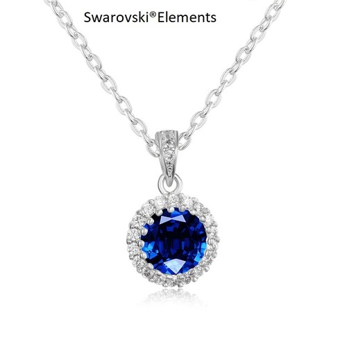 Collier chaîne pendentif rond