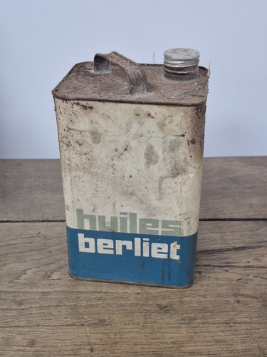 Ancien bidon huiles berliet - bidon,