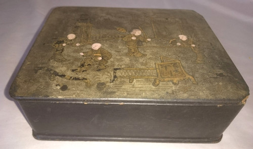 Ancienne boîte japonaise asie