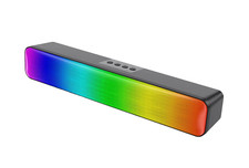 Haut-Parleur Bluetooth Barre de Son RGB Stéréo 3D Basses Puissantes PC TV USB