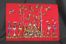 Vintage PEINTURE AFRICAINE