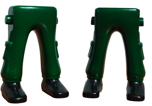 Playmobil jambes vert - jambes,