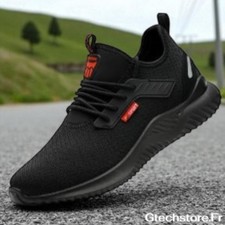 Baskets - Chaussure de sécurité homme : Embout acier, anti-perforation, légères,
