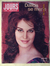 1961 DALIDA,M.LAFORET,M.MORGAN,LIZ TAYLOR,P.PRADIER,PATISSON,VLADY+JOURS**FRANCE