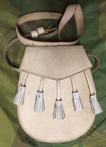 Canadian wwi leather sporran - canadian,