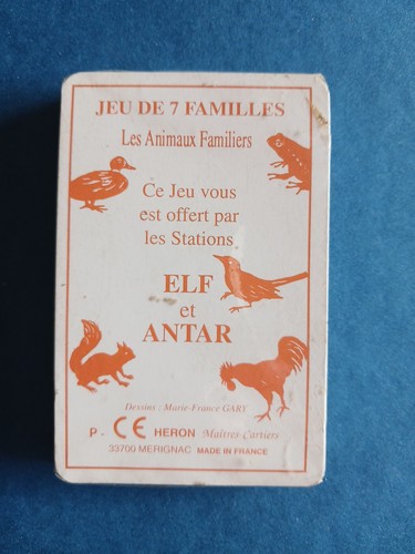 Jeu familles neuf sous - familles,