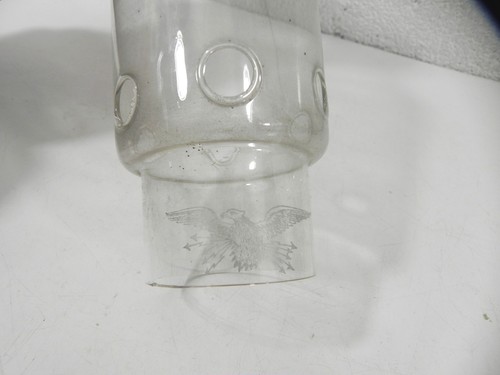 Verre lampe gaz ancienne - lampe,