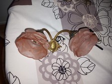 Applique murale 2 feux bronze