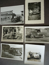 retro-collection - lot anciennes photos N&B voitures camion véhicules traction