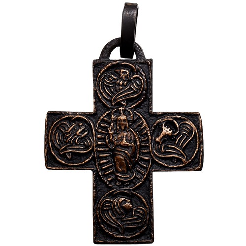 France croix christ bronze - france,, christ,