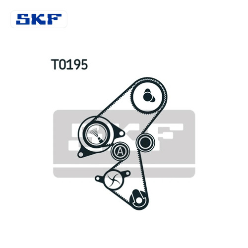 Kit courroie crantée skf - kit,
