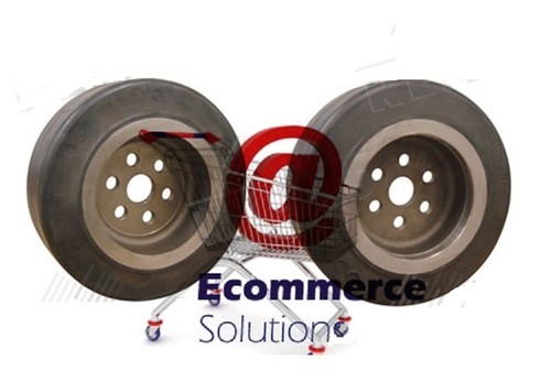 Roue motrice caoutchouc - roue,