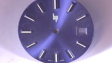 MONTRE LIP CADRAN DIAM. 29.50 mm BLEU EN METAL