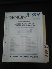Denon AVC-A1D AVR-5700 service
