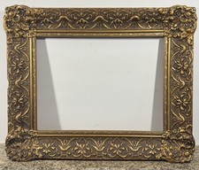 Cadre ancien 6P doré et