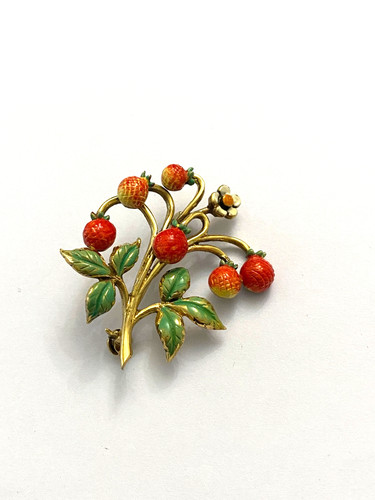 Ancienne broche métal - en,