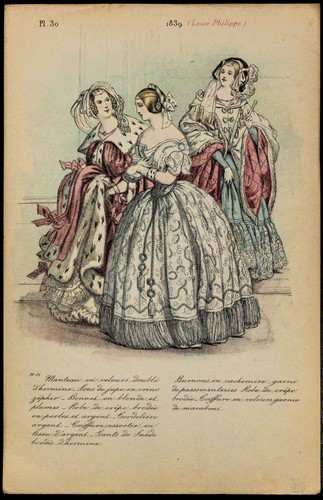 1900ca mode des années - années, 1839