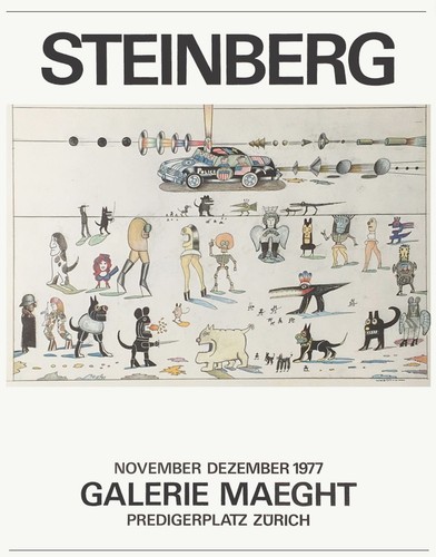 Saul steinberg affiche expo - saul,