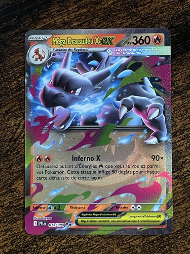 Carte pokémon méga dracaufeu - carte,