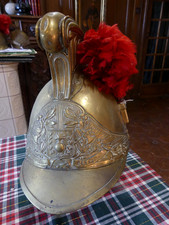 Casque  de Sapeur pompier 19em  de cleré   (37 )